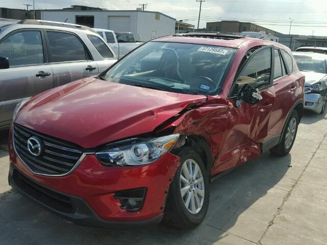 JM3KE2CYXG0809319 - 2016 MAZDA CX-5 TOURI RED photo 2