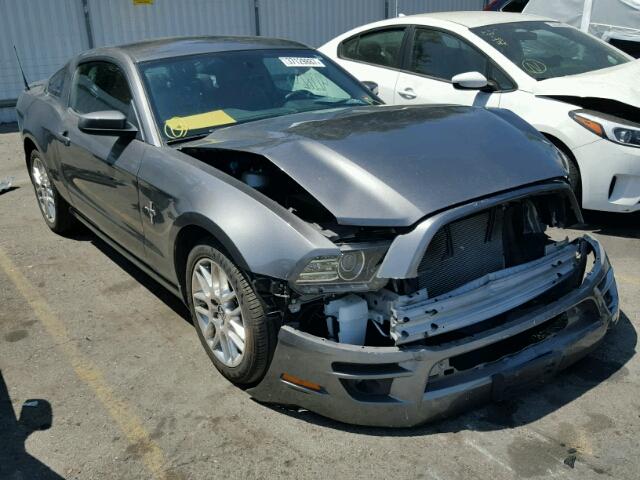 1ZVBP8AM2E5268723 - 2014 FORD MUSTANG CHARCOAL photo 1