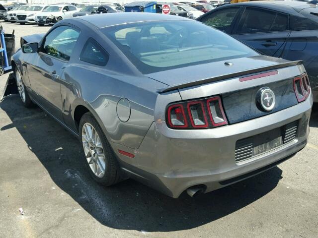 1ZVBP8AM2E5268723 - 2014 FORD MUSTANG CHARCOAL photo 3