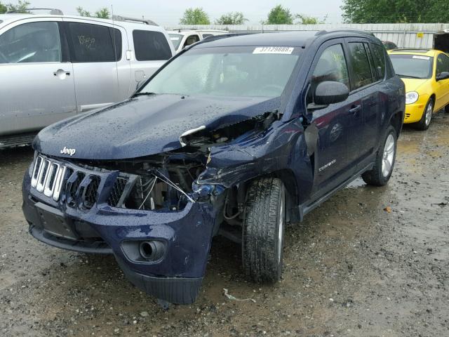 1C4NJDBB2DD182839 - 2013 JEEP COMPASS SP BLUE photo 2