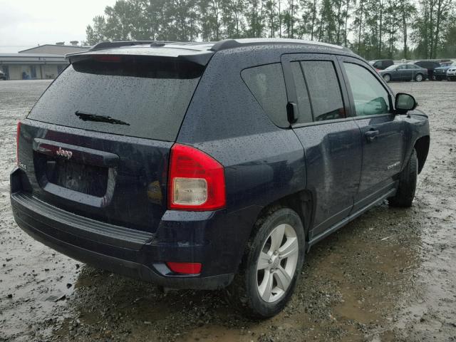 1C4NJDBB2DD182839 - 2013 JEEP COMPASS SP BLUE photo 4