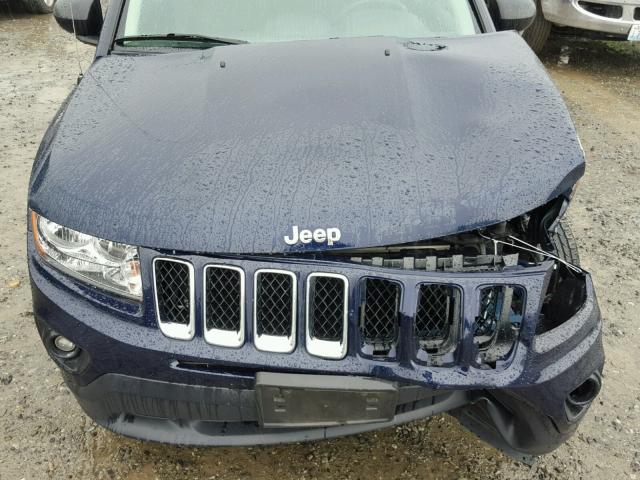 1C4NJDBB2DD182839 - 2013 JEEP COMPASS SP BLUE photo 7