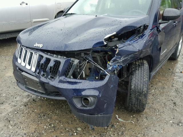 1C4NJDBB2DD182839 - 2013 JEEP COMPASS SP BLUE photo 9