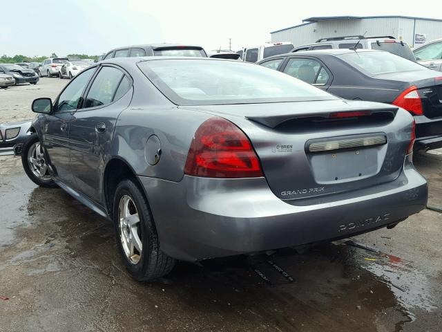 2G2WP522451204298 - 2005 PONTIAC GRAND PRIX GRAY photo 3