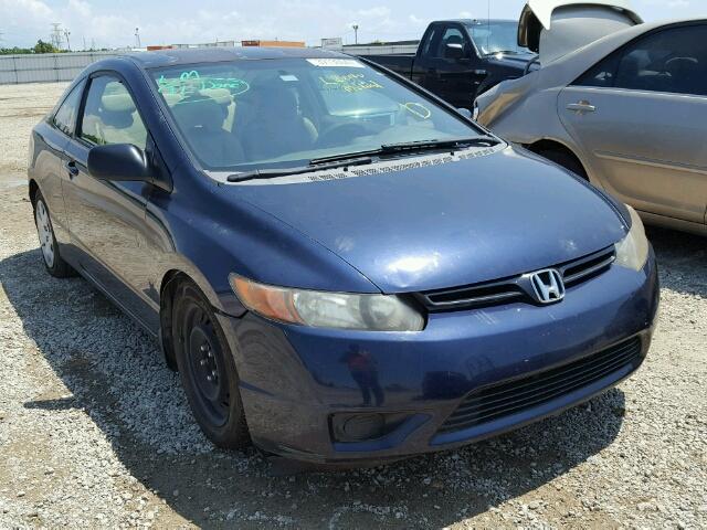 2HGFG11686H582997 - 2006 HONDA CIVIC LX BLUE photo 1