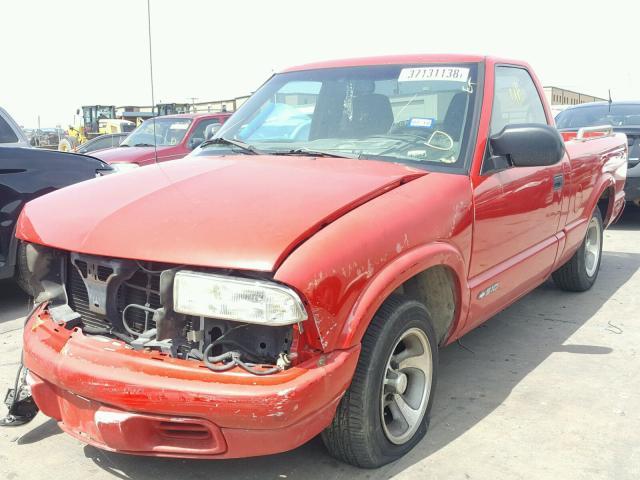 1GCCS1454Y8213985 - 2000 CHEVROLET S TRUCK S1 RED photo 2