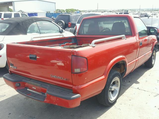 1GCCS1454Y8213985 - 2000 CHEVROLET S TRUCK S1 RED photo 4