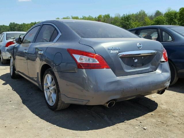 1N4AA5APXBC840000 - 2011 NISSAN MAXIMA S GRAY photo 3