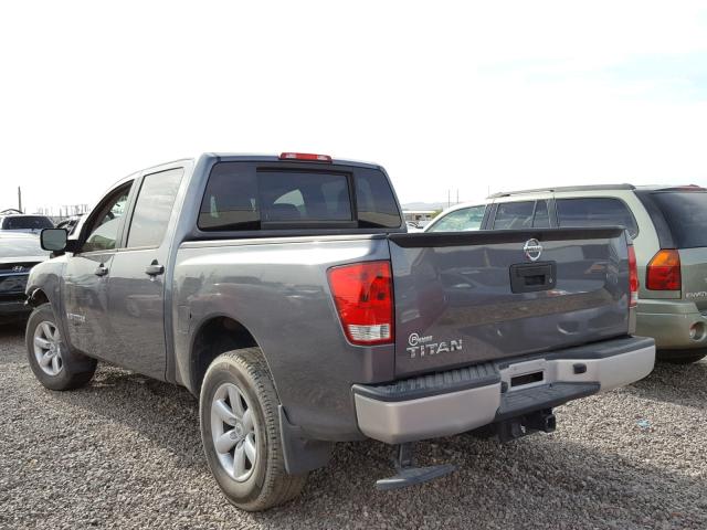 1N6AA0EK4EN504179 - 2014 NISSAN TITAN S CHARCOAL photo 3