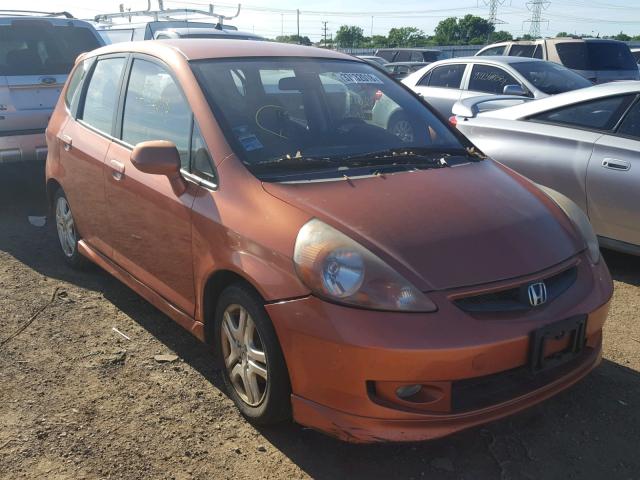 JHMGD37627S004868 - 2007 HONDA FIT S 橙色 照片 1