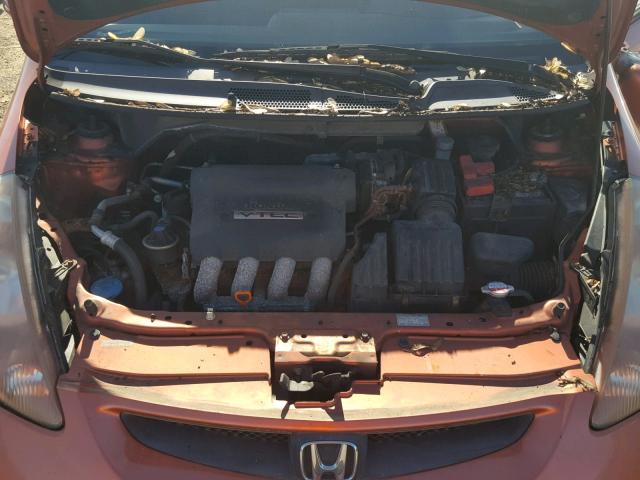 JHMGD37627S004868 - 2007 HONDA FIT S 橙色 照片 7