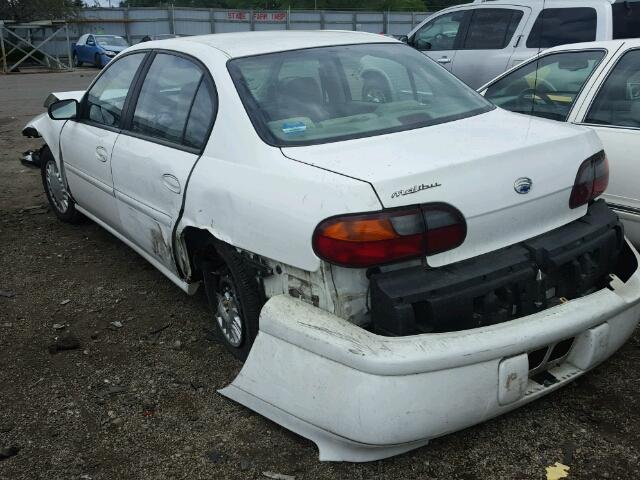 1G1ND52J1Y6331765 - 2000 CHEVROLET MALIBU WHITE photo 3