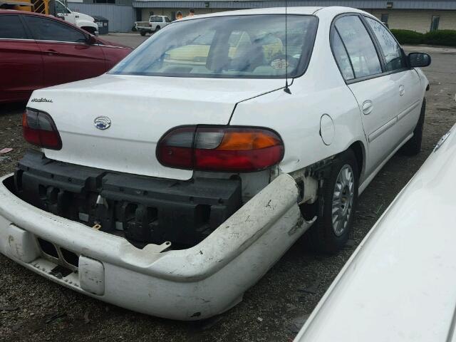 1G1ND52J1Y6331765 - 2000 CHEVROLET MALIBU WHITE photo 4