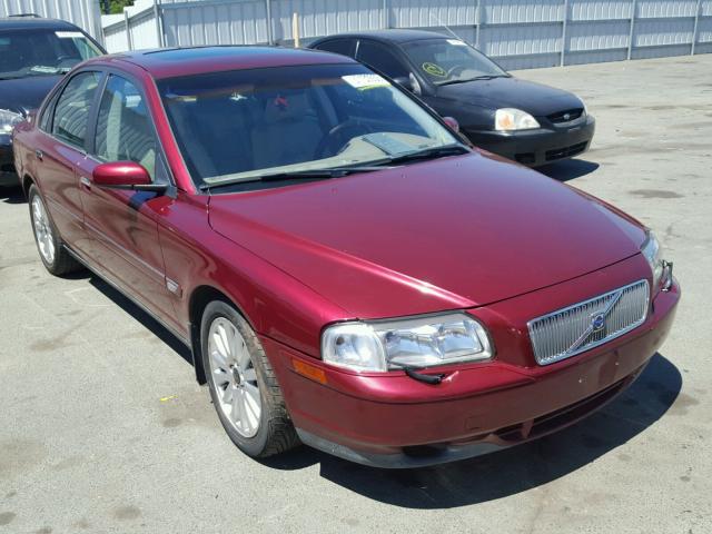 YV1TS92D441352827 - 2004 VOLVO S80 RED photo 1