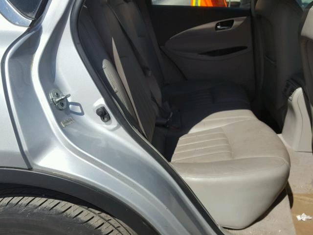 JNKAJ09F48M353403 - 2008 INFINITI EX35 BASE SILVER photo 6