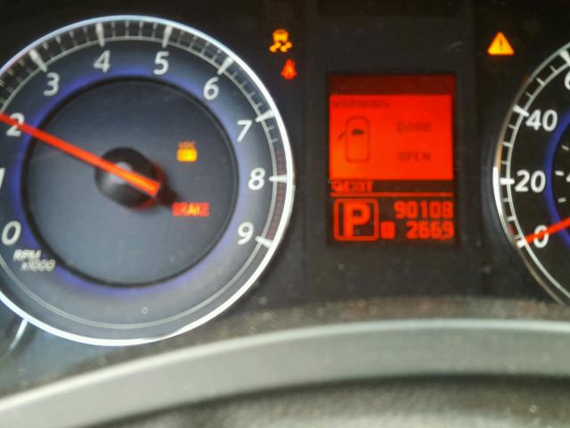 JNKAJ09F48M353403 - 2008 INFINITI EX35 BASE SILVER photo 8