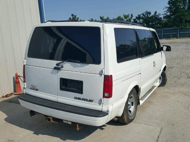 1GNDM19W51B147740 - 2001 CHEVROLET ASTRO WHITE photo 4