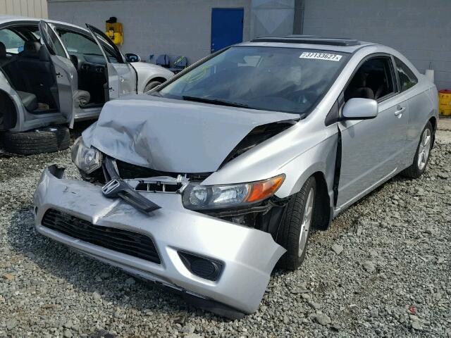 2HGFG128X6H518833 - 2006 HONDA CIVIC EX SILVER photo 2