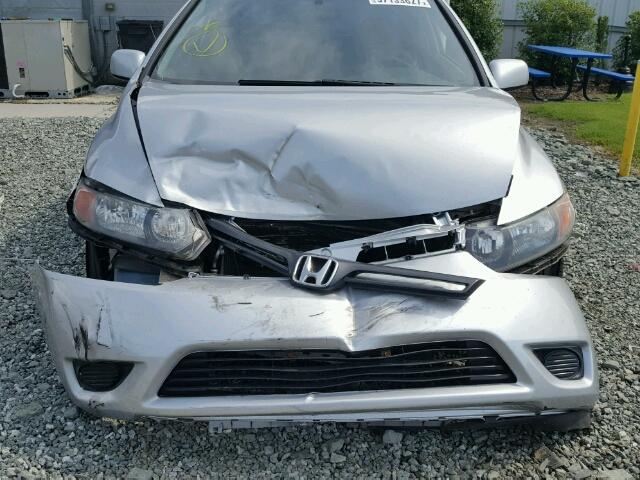 2HGFG128X6H518833 - 2006 HONDA CIVIC EX SILVER photo 9