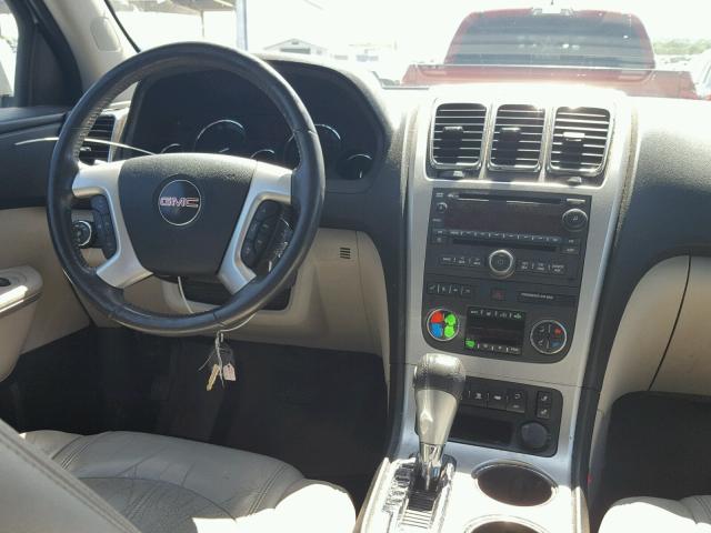 1GKKVRED1BJ118988 - 2011 GMC ACADIA SLT ვერცხლისფერი ფოტო 9