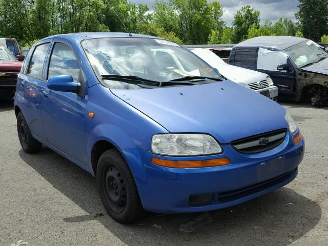 KL1TD62694B143004 - 2004 CHEVROLET AVEO BLUE photo 1