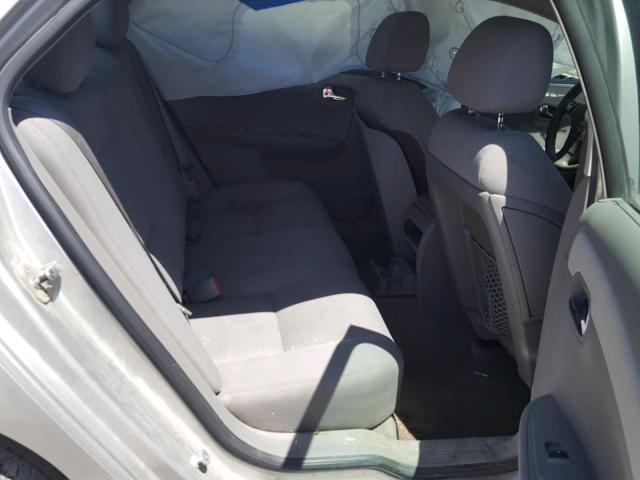 1G1ZG57BX8F271091 - 2008 CHEVROLET MALIBU LS SILVER photo 6