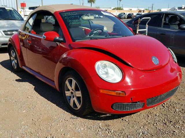 3VWRF31YX6M302328 - 2006 VOLKSWAGEN NEW BEETLE 红色 照片 1