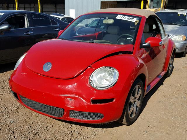 3VWRF31YX6M302328 - 2006 VOLKSWAGEN NEW BEETLE 红色 照片 2