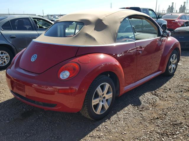 3VWRF31YX6M302328 - 2006 VOLKSWAGEN NEW BEETLE 红色 照片 4