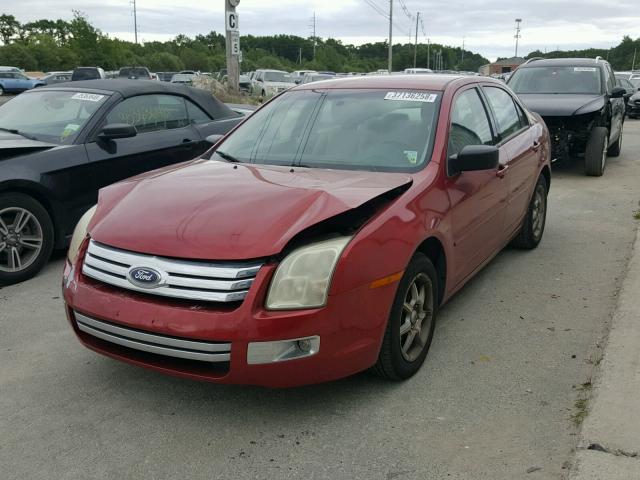 3FAFP06Z16R122277 - 2006 FORD FUSION S RED photo 2