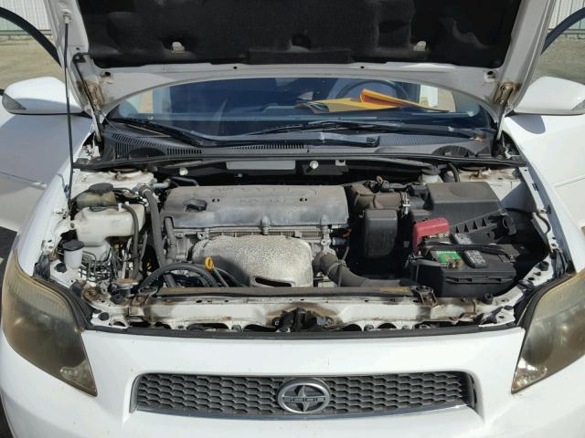 JTKDE177860096621 - 2006 TOYOTA SCION TC WHITE photo 7