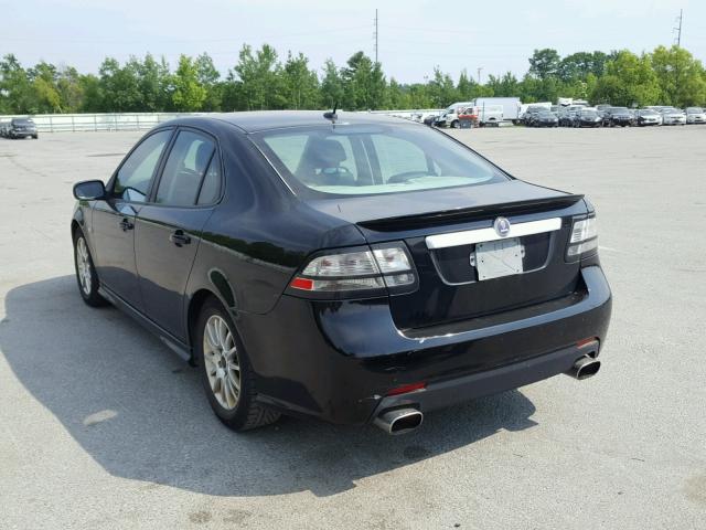 YS3FB46Y881113380 - 2008 SAAB 9-3 2.0T BLACK photo 3