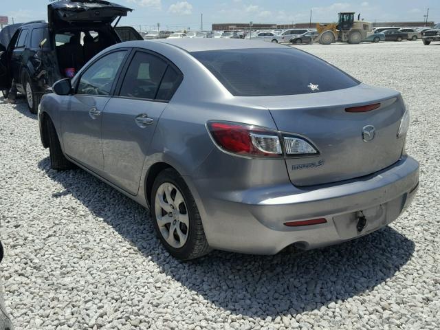 JM1BL1TFXD1736191 - 2013 MAZDA 3 I SILVER photo 3