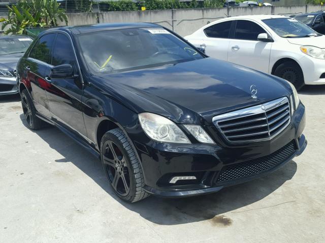 WDDHF7CBXAA158323 - 2010 MERCEDES-BENZ E 550 BLACK photo 1