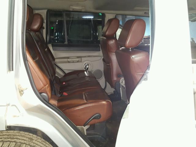 1J8HG58276C219491 - 2006 JEEP COMMANDER 银色 照片 6