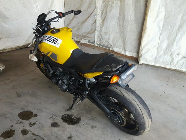 JYARN33E1FA007622 - 2015 YAMAHA FZ09 YELLOW photo 3