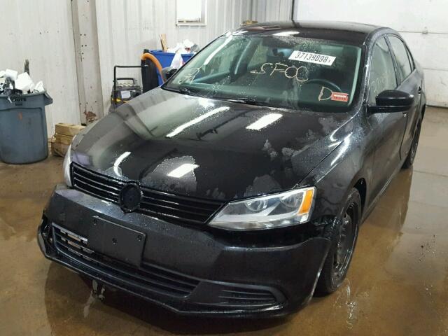 3VW2K7AJ0DM361358 - 2013 VOLKSWAGEN JETTA BASE 黑色 照片 2