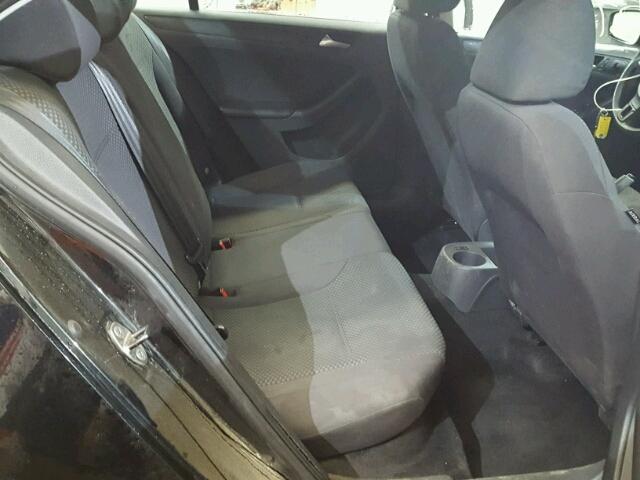 3VW2K7AJ0DM361358 - 2013 VOLKSWAGEN JETTA BASE 黑色 照片 6