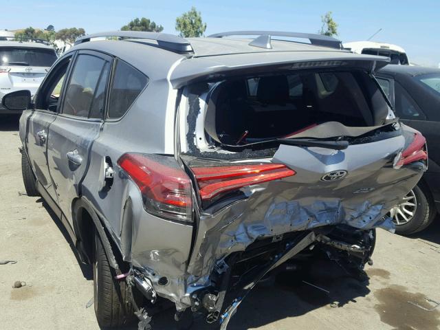 JTMRFREV6JJ192258 - 2018 TOYOTA RAV4 ADVEN SILVER photo 3