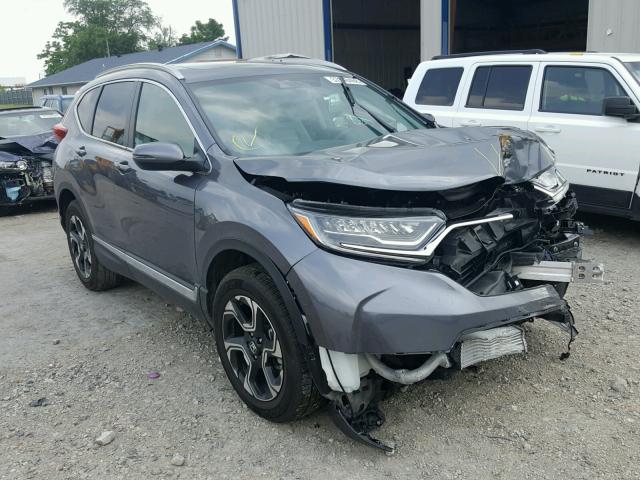 5J6RW2H94HL020972 - 2017 HONDA CR-V TOURI GRAY photo 1