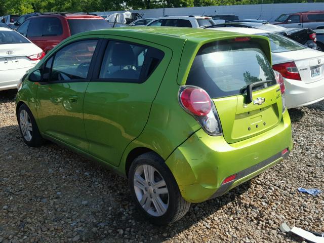 KL8CA6S92EC576406 - 2014 CHEVROLET SPARK LS GREEN photo 3