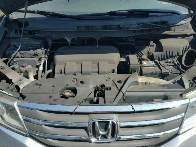 5FNRL5H62BB073086 - 2011 HONDA ODYSSEY SILVER photo 7