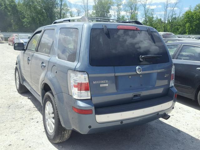 4M2CN9HG8AKJ30130 - 2010 MERCURY MARINER PR BLUE photo 3