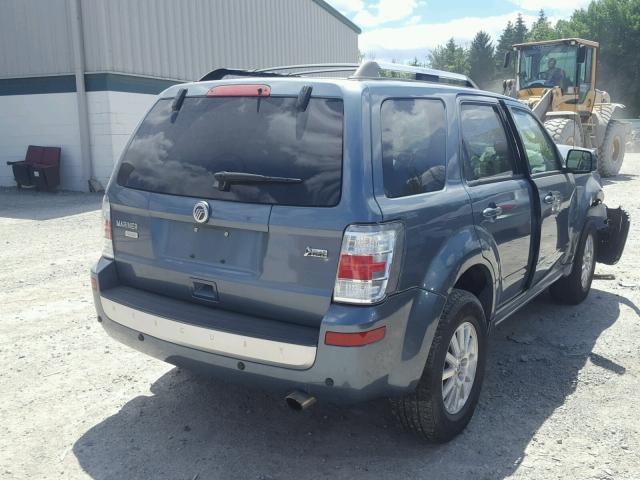 4M2CN9HG8AKJ30130 - 2010 MERCURY MARINER PR BLUE photo 4