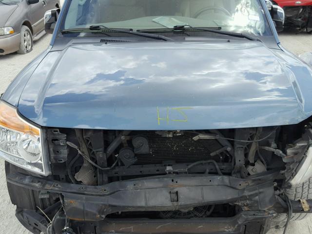 5N1BA0NFXBN605812 - 2011 NISSAN ARMADA PLA BLUE photo 7