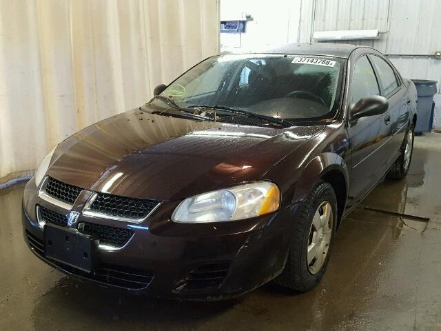 1B3EL36X34N191412 - 2004 DODGE STRATUS SE MAROON photo 2