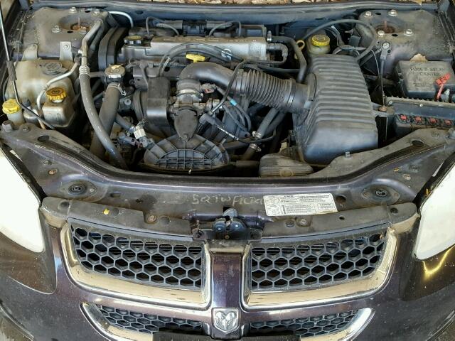 1B3EL36X34N191412 - 2004 DODGE STRATUS SE MAROON photo 7