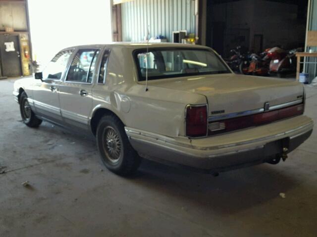 1LNCM82W1MY781311 - 1991 LINCOLN TOWN CAR S WHITE photo 3