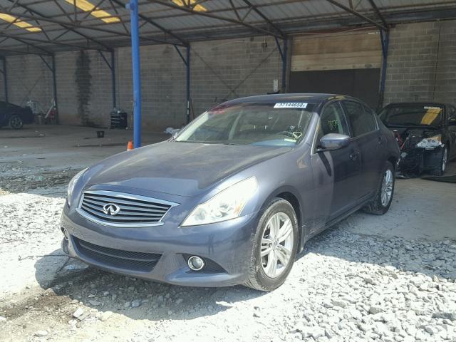 JN1DV6AP1BM603460 - 2011 INFINITI G25 BASE BLUE photo 2