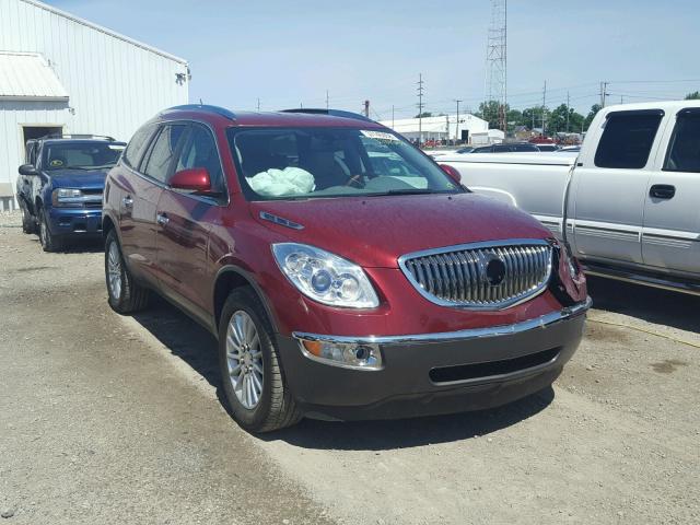 5GAKRBED0BJ348532 - 2011 BUICK ENCLAVE CX MAROON photo 1
